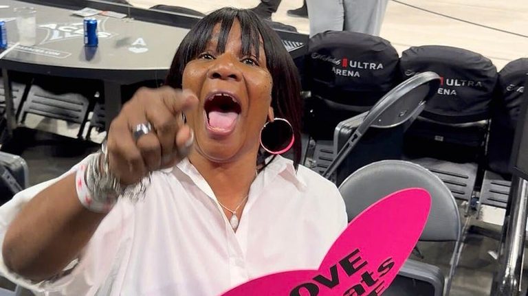A Ja Wilson S Mother Questioned Over Love Beats Hate Sign After Aces Game 3 Win