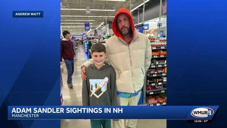 Adam Sandler Makes Surprise Appearance At Manchester Walmart