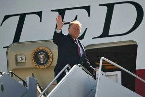 Air Force One May Land At President Donald J Trump International Airport Prompti