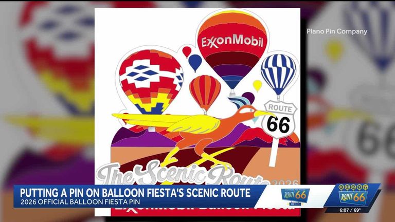Albuquerque Balloon Fiesta Releases Route 66 Themed Collector Pins