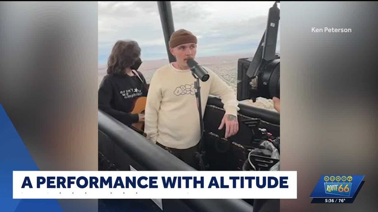 Albuquerque Band Savings Soars With Hot Air Balloon Performance At Balloon Fiest