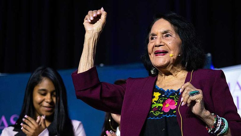 Albuquerque Honors Labor Icon Dolores Huerta With Old Town Ofrenda