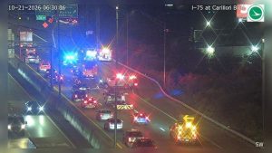 All Lanes Reopened On I 75 After Early Morning Crash In Moraine