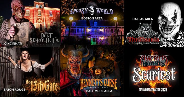 America Haunts Announces 2026 Top 5 Scariest Haunted Attractions Across The U S