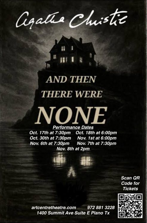 And Then There Were None A Halloween Mystery Play At Art Centre Theatre Plano