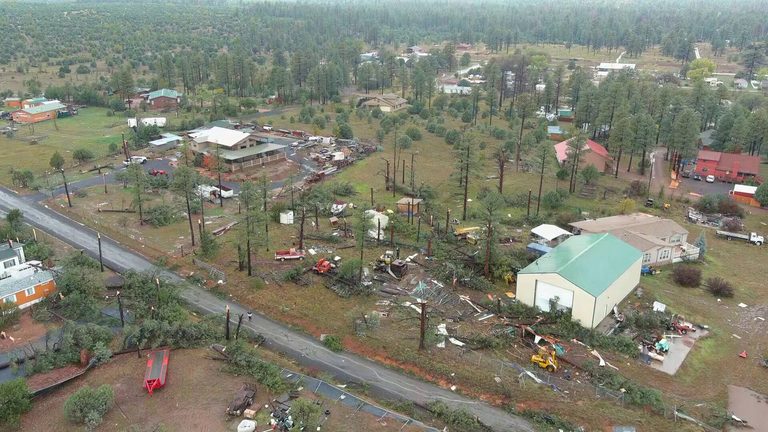 Arizona Governor Declines State Emergency For Heber Overgaard Tornado Damage