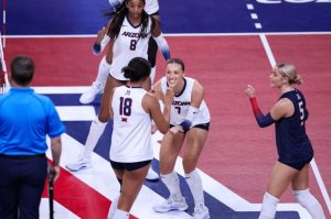 Arizona Wildcats Fall To West Virginia In Four Set Big 12 Showdown