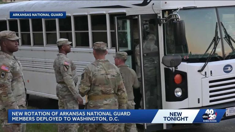 Arkansas National Guard Deploys New Rotation To President Trump S D C Safe And B