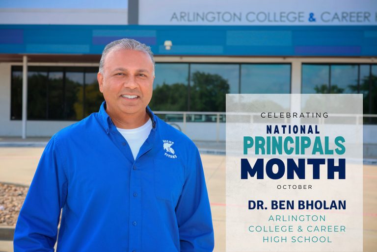 Arlington Isd Celebrates National Principals Month With Dr Ben Bholan