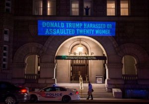 Artist Robin Bell Brings Protest Projections On Trump Hotel To Georgetown Galler