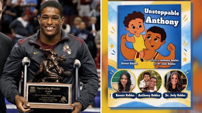 Asu Wrestling Champion Anthony Robles Releases Children S Book On Perseverance