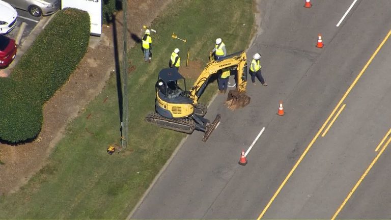 Atlantic Avenue Segment In Raleigh Closed After Gas Leak