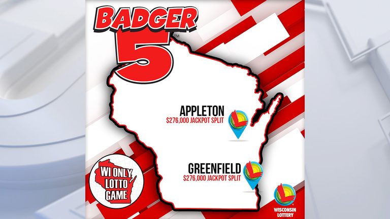 Badger 5 Jackpot Split Between Greenfield Mobil And Appleton Clark Stores