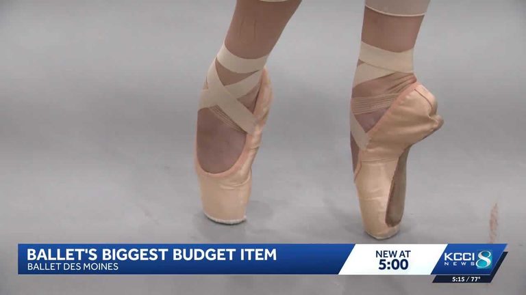 Ballet Des Moines Seeks 10 000 To Cover 45K Annual Pointe Shoe Costs