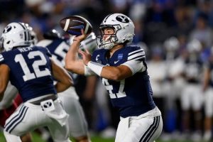Bear Bachmeier Leads No 8 Byu To 24 10 Win Over Iowa State