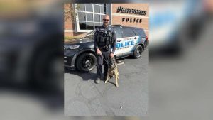 Beavercreek Police K 9 Mickey Receives New Ballistic Vest From Protecting K9 Her
