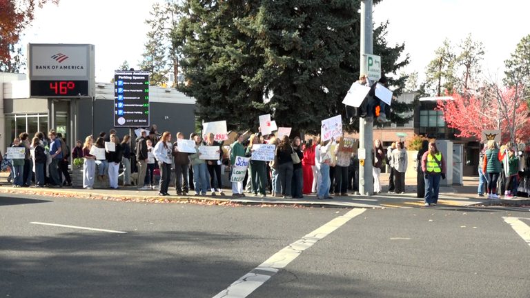 Bend High School Students Walk Out To Demand Safer Schools After Silver Rail Tra