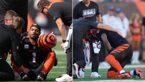 Bengals Wrs Ja Marr Chase And Tee Higgins Listed Day To Day After Injuries