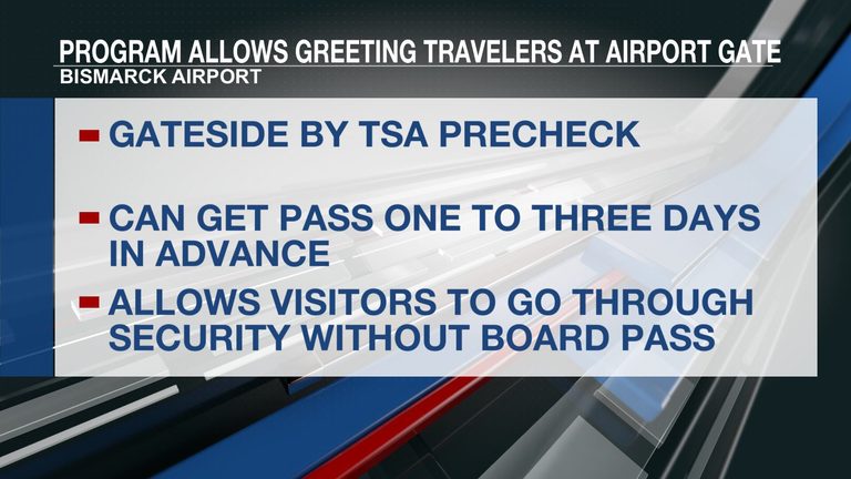 Bismarck Airport Launches Gateside Program To Let Families Greet Travelers At Th