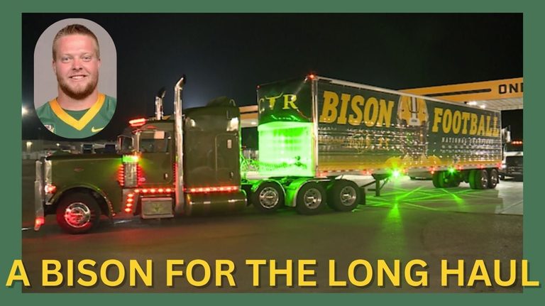 Bison Haul Driver Jedre Cyr Logs 14 520 Miles As Ndsu Enters Fbs
