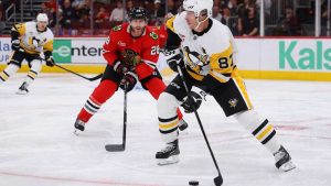 Blackhawks Defeat Penguins 5 3 As Connor Bedard Makes Season Debut