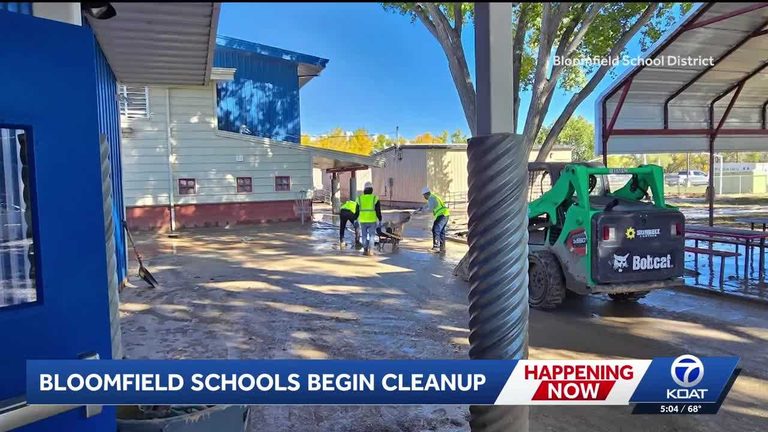 Bloomfield School District Begins Flood Repairs At Charlie Y Brown High School