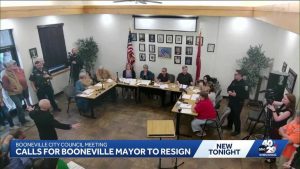 Booneville City Council Meeting Turns Contentious As Residents Demand Mayor Edga