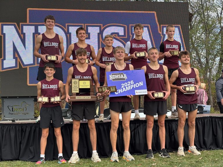 Bowman County Boys Cross Country Captures Seventh Straight Class B State Team Ti