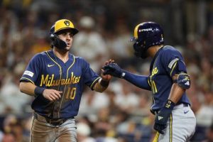 Brewers Defeat Padres 3 1 To Clinch Nlds And Set Up Nlcs Rematch With Dodgers