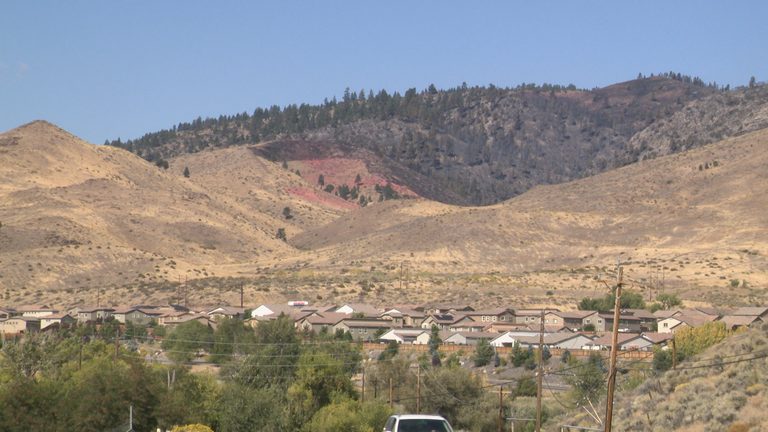 Bull Fire In Washoe County Remains 43 Contained As Crews Combat Hotspots