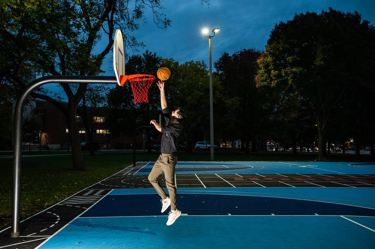 Bulls Backed Horner Park Courts Open But Hoops Below Regulation Height