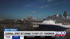 Carnival Spirit Returns To Mobile Cruise Terminal Saturday Morning