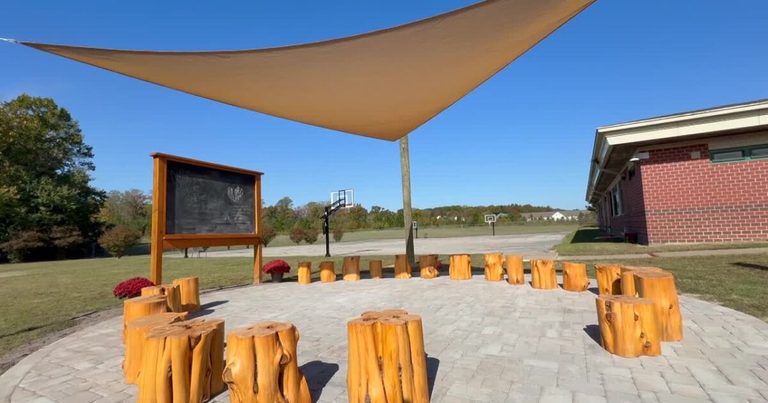 Carrollton Elementary Opens New Outdoor Classroom For Year Round Learning