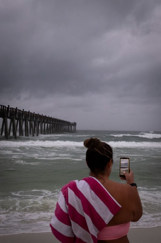 Category 3 Hurricane Isaias Makes Landfall Near Destin Florida