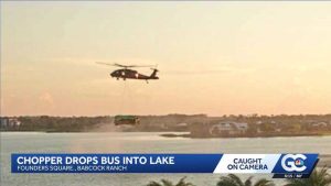 Charlotte County Sheriff S Dive Team Trains With Helicopter Lifted Bus In Babcoc