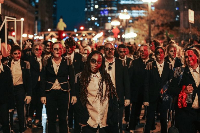 Chicago Thriller Flash Mob Grows To 160 Dancers For Haunted Halsted Parade