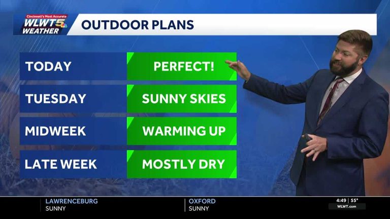 Cincinnati Enjoys Near Perfect Fall Weather With Warm Afternoons And Cool Mornin