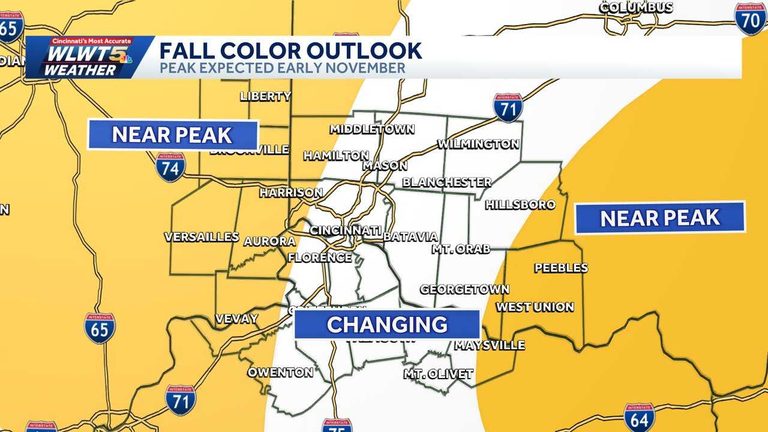 Cincinnati Fall Colors Expected To Peak Late October To Early November