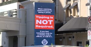 Clark County Adds Digital Signs Reminding Las Vegas Visitors That Tipping Perfor
