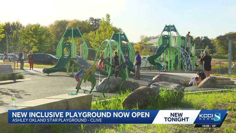 Clive Welcomes Ashley Okland Star Playground With Accessible Equipment And Natur