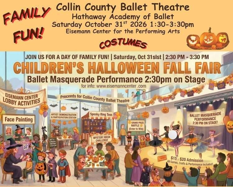 Collin County Ballet Halloween Fall Fair Richardson Tx