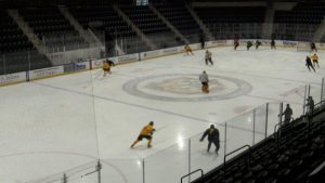 Colorado College Tigers Open Season With 2 0 Win Showcasing Fast Paced Hockey