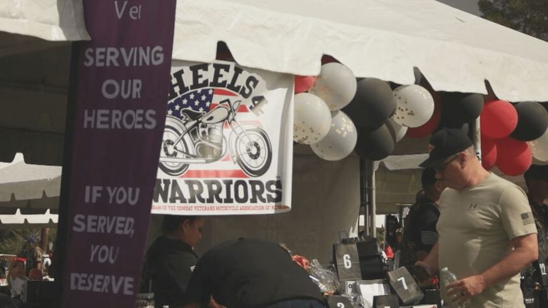 Combat Veterans Motorcycle Association Gifts 13Th Bike To Las Vegas Veteran