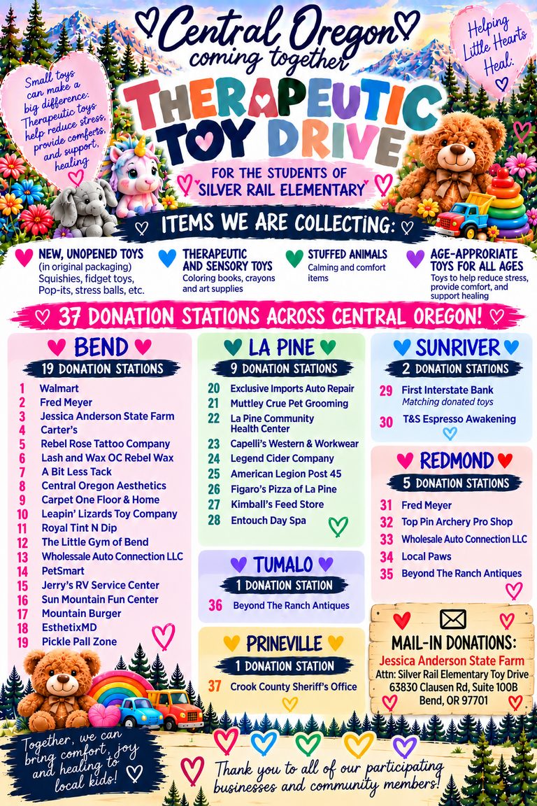 Community Launches Toys For Hope Drive To Supply Therapeutic Toys For Silver Rai