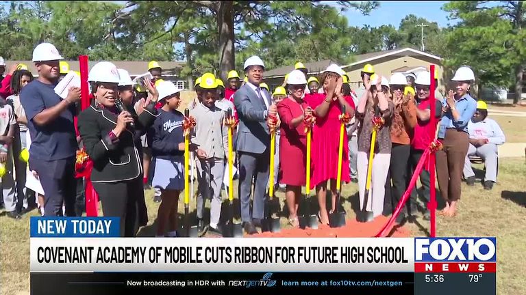 Covenant Academy Of Mobile Cuts Ribbon On New Stem Focused High School Campus