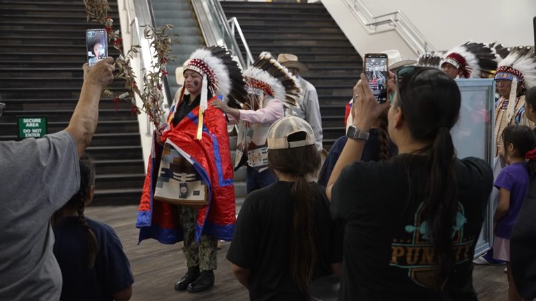 Crow Nation And Billings Welcome Navy Sailor Jadyss Hugs Home After 321 Day Depl
