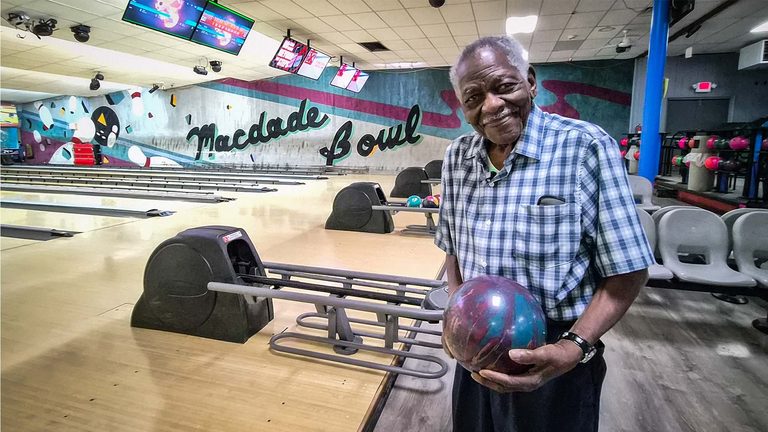 Darby Township Centenarian Celebrates 100Th Birthday With Strike At Local Bowlin