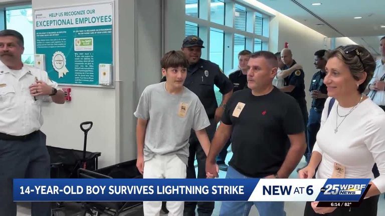 Delray Beach Teen Recovers After Lightning Strike Thanks To Swift First Responde