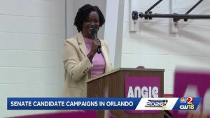 Democratic Senate Hopeful Angie Nixon Rallies Voters At Orlando Church