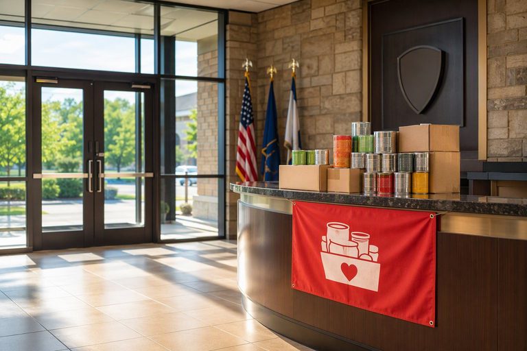 Denison Police Launch Cops And Cans Food Drive For Boys Girls Club